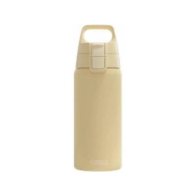 SIGG - Insulated drinking bottle - Thermos bottle Shield Therm One Opti Yellow carbonated drinks - Leak-proof - Dishwasher safe - BPA-free - 90% recycled stainless steel - Light yellow - 0.5L - 6022.30