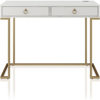 CosmoLiving by Cosmopolitan Бяла работна маса Camila - CosmoLiving by Cosmopolitan (1796013COM)