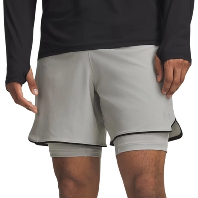 Under Armour UA Velociti Pro 2-in-1 Short Šedá