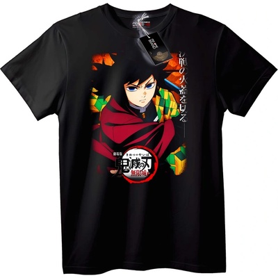 NOONEBRAND Тениска Demon Slayer: Infinity Train - XS, Black