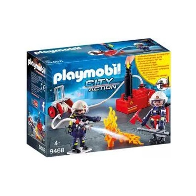 PLAYMOBIL Комплект Плеймобил 9468 - Playmobil - Пожарникари с помпа за вода, 2900485