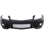  Предна броня за Mercedes C-Class W204 (2007-2011) sedan / combi - AMG look - без халогени и без отвори за парктроник (PX-GZ2-053)