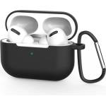 Techsuit Калъф за AirPods Pro 3, гладък ултратънък материал - Techsuit - силиконов калъф - Черен
