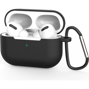 Techsuit Калъф за AirPods Pro 3, гладък ултратънък материал - Techsuit - силиконов калъф - Черен
