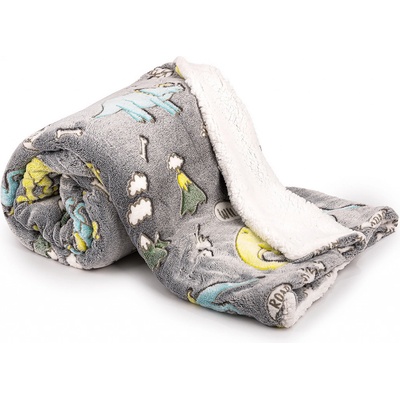 4Home Svíticí beránková deka Dino – Zboží Dáma