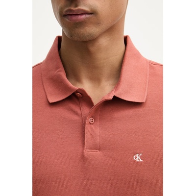 Calvin Klein Jeans тениска с яка мъжка памучна (LV040EM269)