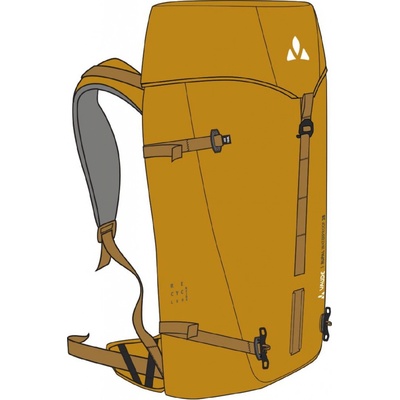 Vaude Rupal WP 28l burnt yellow