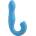 HoneyPlayBox JOI THRUST 2 Pressure Sensing App Controlled Thrusting G-spot Vibrator & Tongue Clit Licker Blue