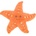Keel Toys Бебешка играчка Keel Toys Keeleco - Морска звезда, 27 cm (SE3513)