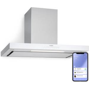 Klarstein Alinea 90 Smart, абсорбастор, 90 см, стенен, WiFi, A++, 500 м³/ч, сензорен дисплей (CGCH3-Alinea-90WH) (CGCH3-Alinea-90WH) - electronic-star
