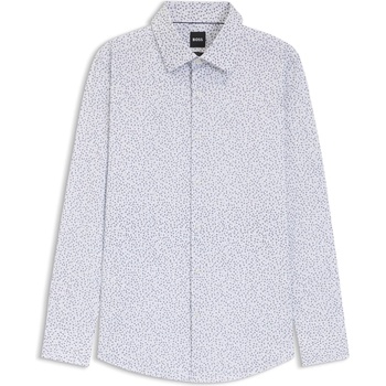 HUGO BOSS Риза с дълъг ръкав Boss Men's Hank Long Sleeve Shirt - Blue 420