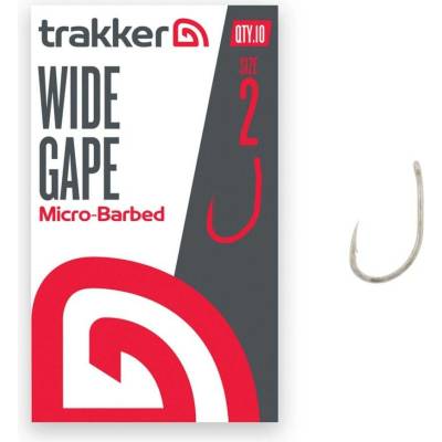 Trakker Wide Gape Hooks Micro Barbed vel.2 10 ks