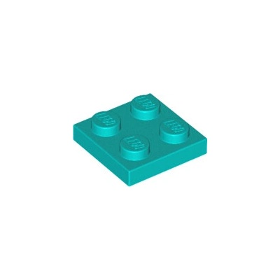 Lego 3022 Dark Turquoise Plate 2 x 2