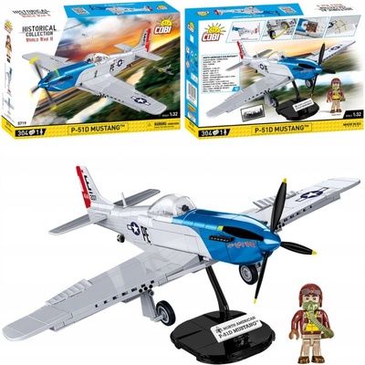 Cobi 5719 World War II Stíhacie lietadlo North American P-51D Mustang