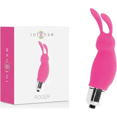Вибриращ заек, ергономичен, компактен, 9см. - Intense Rabbit Roger Pink (D-221069)