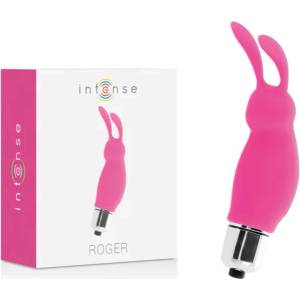  Вибриращ заек, ергономичен, компактен, 9см. - Intense Rabbit Roger Pink (D-221069)
