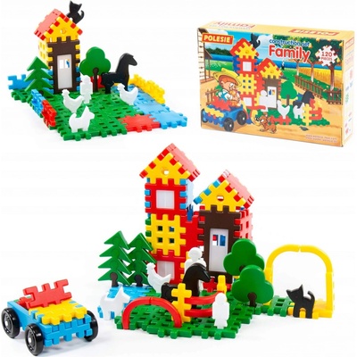 Polesie RETRO plastová stavebnice 120 ks