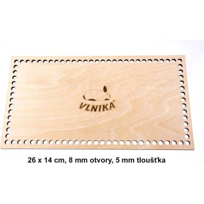 Dno překližkové obdélník Varianta: 26x14 cm-8 mm