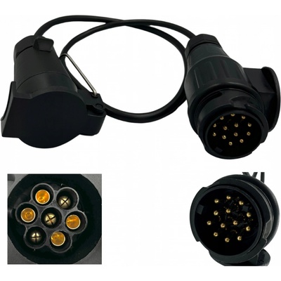 adaptér 12V z 13P na 7P s kabelem 0,75m