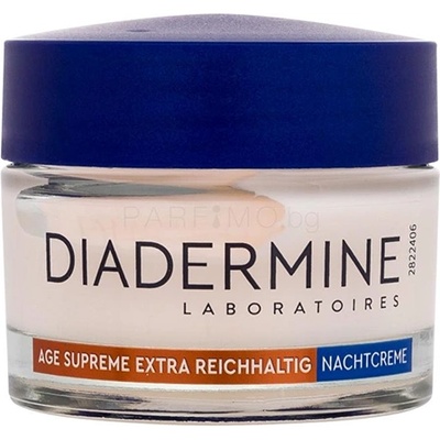 Diadermine Age Supreme Extra Rich Revitalizing Night Cream подхранващ и обновяващ нощен крем за лице унисекс 50 мл