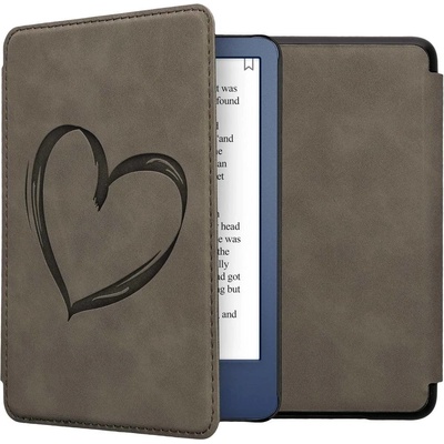 KW Mobile Brushed Heart KW5999001 pre Amazon Kindle 2022 šedé