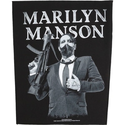 nášivka RAZAMATAZ Marilyn Manson Machine Gun