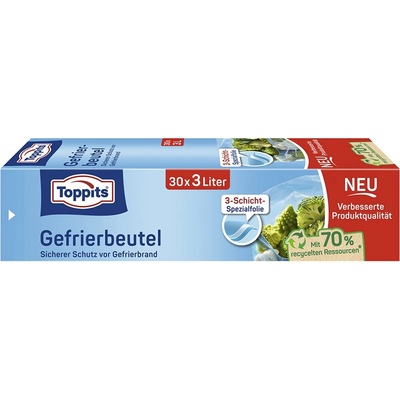 TOPPITS Чанта за дълбоко замразяване toppits 3l 30 броя me-2199 (me-2199)