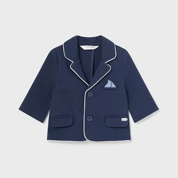 Mayoral Официално морско синьо сако трико за новородено момче Mayoral