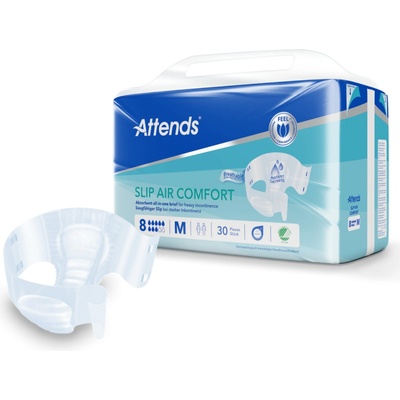 Attends Slip Air Comfort 8 M plienkové nohavičky 80–110 cm, 30 ks