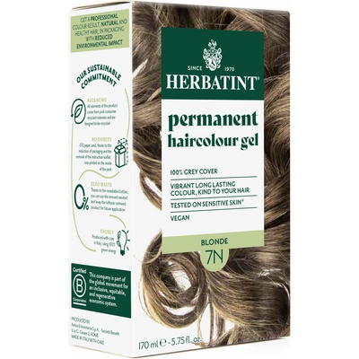 Herbatint permanentná farba na vlasy blond 7N 150 ml