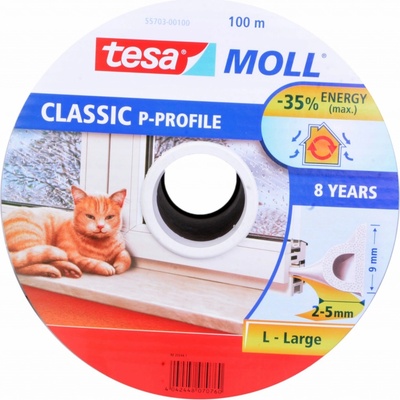 TESA Těsnění "P", 9 x 5,5 mm x 100 m