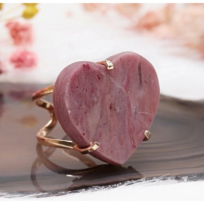 Nefertitis Be Beautiful Křišťál jahodový prsten NF54553