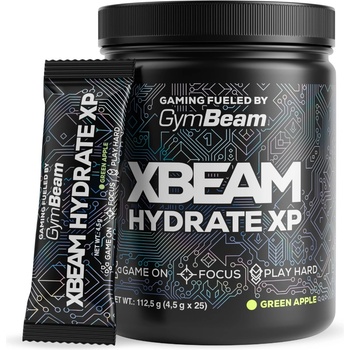 GymBeam XBEAM Hydrate XP 112, 5 g зелена ябълка