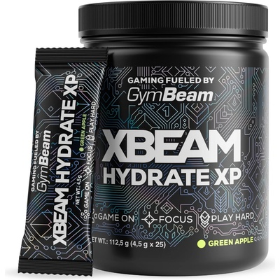 GymBeam XBEAM Hydrate XP 112, 5 g зелена ябълка