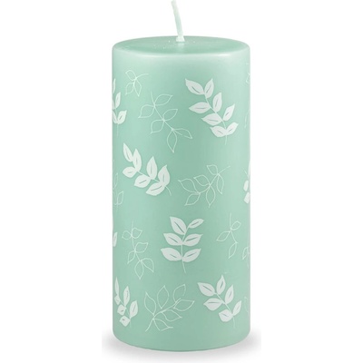 Unipar Тюркоазена свещ , време на горене 73 ч. Pure Beauty - Unipar (Pure Beauty Turquoise Pillar 70x150)