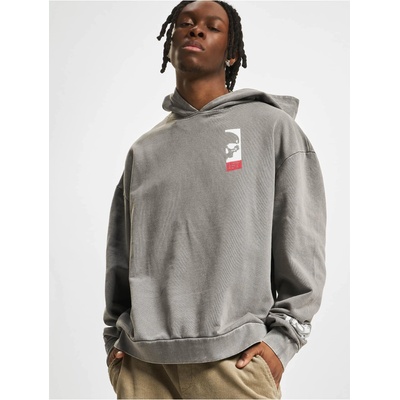 Thug Life Мъжки широк суичър с качулка в сив цвят Thug Life Trojan HorseUB-TLHD184T-02726 - Сив, размер S