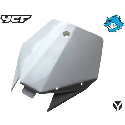 Přední tabulka pro modely 50 pitbike YCF Barva: Bílá
