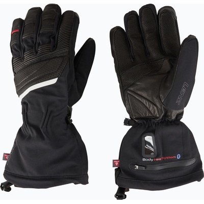 Lenz Мъжки скиорски ръкавици Lenz Heat Glove 6.0 Finger Cap black