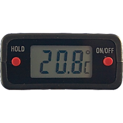 Elektronický teploměr se sondou od -50 do 280 stupňů Celsia | STALGAST, 620010 inox;černý