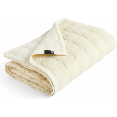 HAY Prikrývka Mega Dot Organic ivory 260x260