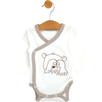 Rainy Бебешко боди с дълъг ръкав Rainy - Love Bear, 56 cm, 1-2 м (617273)