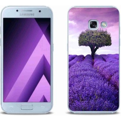 Pouzdro mmCase Gelové Samsung Galaxy A3 2017 - levandulová louka