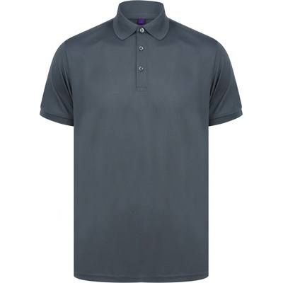 Henbury pánské polo tričko H465 Charcoal