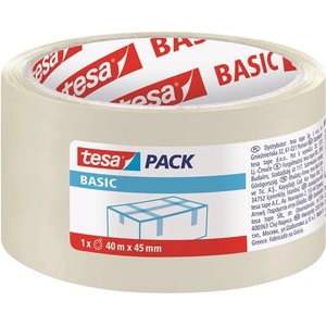 tesa Опаковъчно тиксо, 45 mm x 40 m, TESA "tesapack Basic", прозрачно 585740000000 (585740000000)