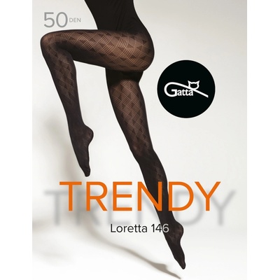 Gatta punčocháče Loretta 146 50 DEN černá