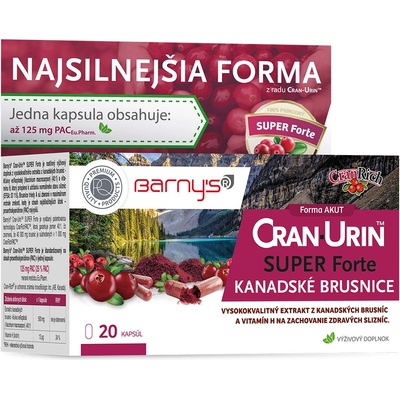 Barny's Cran-Urin Super Forte Kanadské Brusnice 20 kapsúl