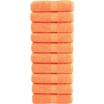 vidaXL Премиум кърпи за гости SOLUND 10 бр. оранжеви 30x50 см 600 г/м2 (137376)