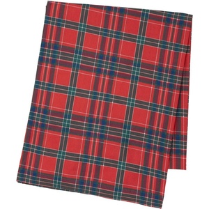 Catherine Lansfield Памучна покривка за маса с коледен мотив 178x137 cm Christmas Tartan Check - Catherine Lansfield (KT/61966/W/T13717/RGR)