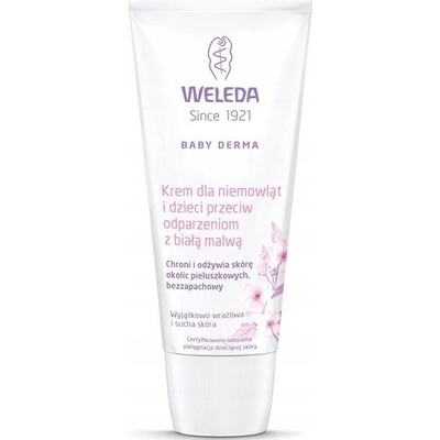 Weleda Detský krém proti zapareninám s bielou malvou 50 ml