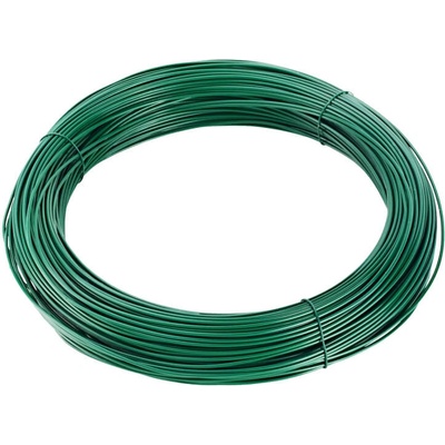 Vázací drát 1,0/1,4mm; Zn+PVC zelený; 50m